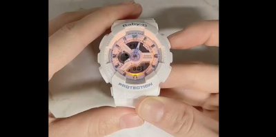 ​卡西欧baby-g手表怎么调时间