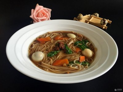 ​青菜肉丝面的做法