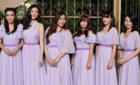 10大女星结婚的伴娘服,杨幂伴娘服惊艳,baby的最有心机