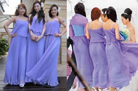 10大女星结婚的伴娘服,杨幂伴娘服惊艳,baby的最有心机