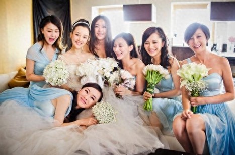 10大女星结婚的伴娘服,杨幂伴娘服惊艳,baby的最有心机