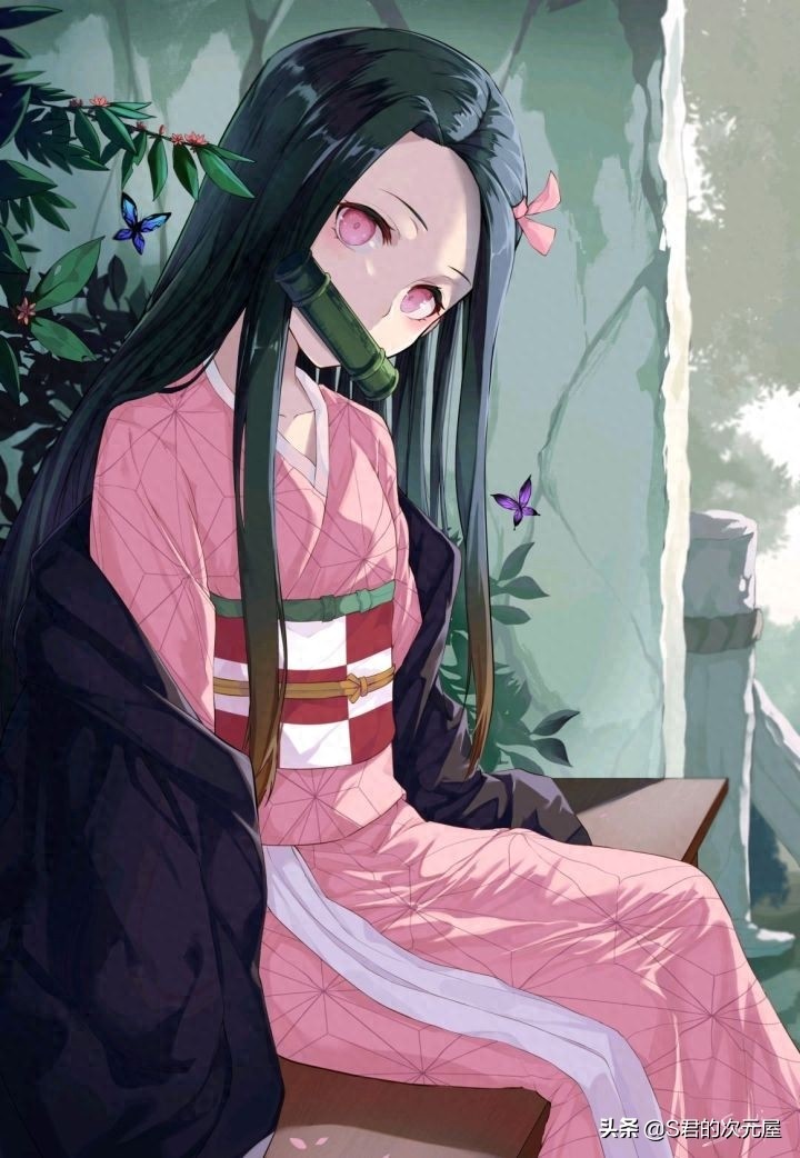 《鬼灭之刃》：灶门祢豆子非常可爱，只需7张图便能认识她