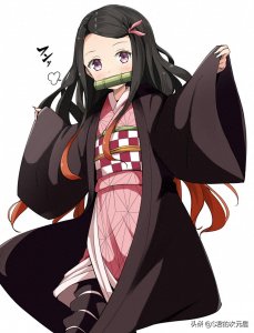 ​《鬼灭之刃》：灶门祢豆子非常可爱，只需7张图便能认识她