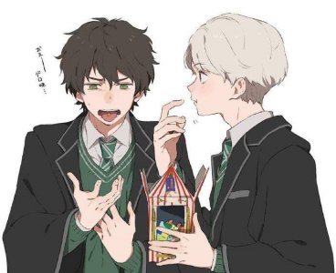 ​哈利波特同人漫画：哈德cp组合，神仙颜值