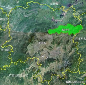 ​11张地形图，快速了解湖南省长沙市的9个市辖区县市