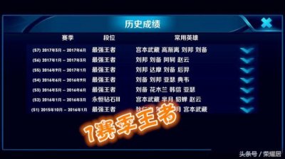 ​王者荣耀：赏金十胜48次，7个赛季的王者玩家！还有谁？