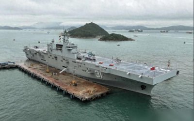 ​我国首艘两栖攻击舰海南舰开放参观，为何首选香港？