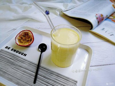 ​百香果奶昔-超好喝的养生果饮