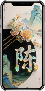 ​百家姓“陈”（手机壁纸屏保）