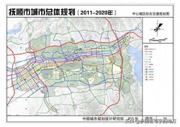 高清！辽宁省抚顺市城市总体规划图，抚顺人收藏了