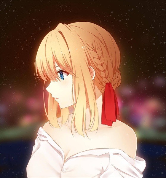 我想知道「我爱你」的含义｜薇尔莉特动漫美图女头壁纸