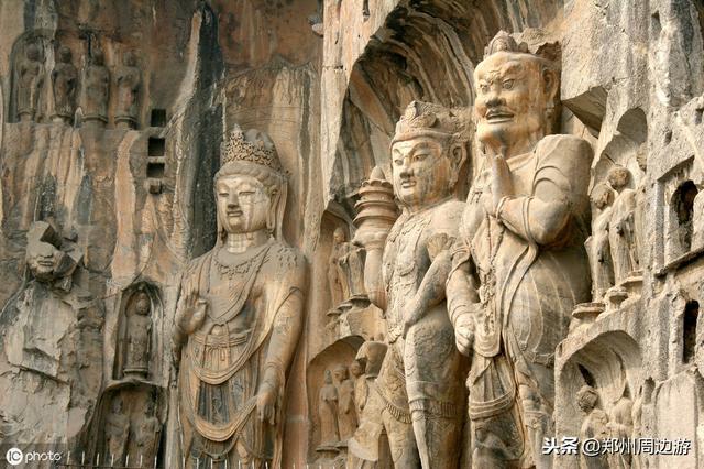 龙门石窟里边的卢舍那大佛介绍（龙门石窟卢舍那大佛竟然是这样建造的）(9)