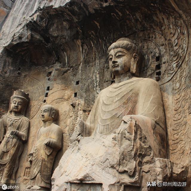 龙门石窟里边的卢舍那大佛介绍（龙门石窟卢舍那大佛竟然是这样建造的）(20)