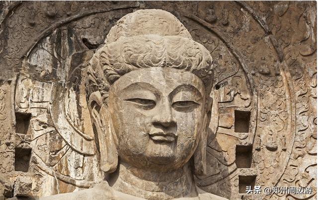 龙门石窟里边的卢舍那大佛介绍（龙门石窟卢舍那大佛竟然是这样建造的）(6)