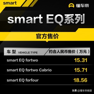 ​smart纯电动版中国上市