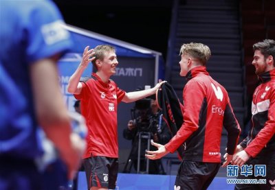 ​乒乓球世乒赛：英格兰胜日本