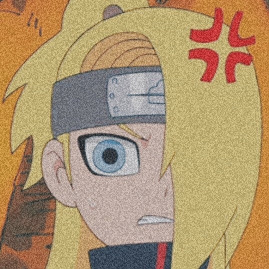 火影忍者迪达拉无水印男生动漫头像