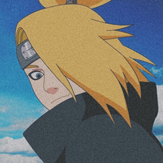 火影忍者迪达拉无水印男生动漫头像