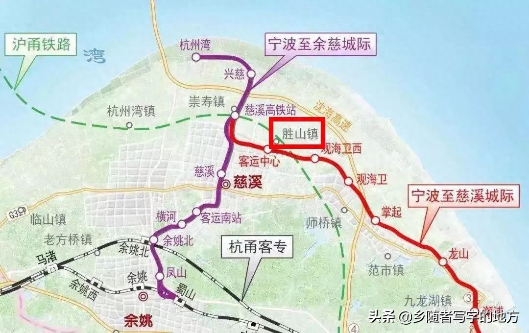 高清!浙江省慈溪市城市总体规划图，慈溪人收藏了