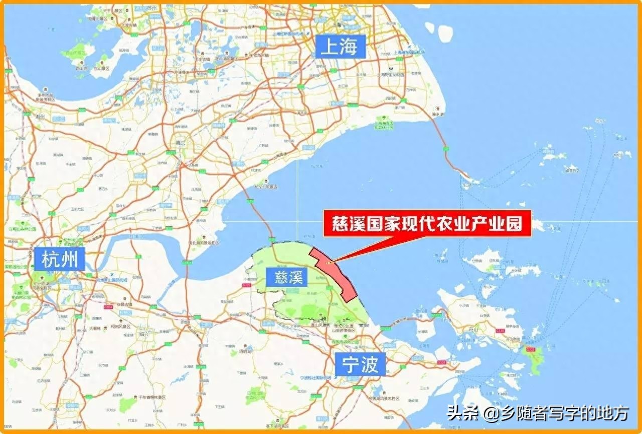 高清!浙江省慈溪市城市总体规划图，慈溪人收藏了