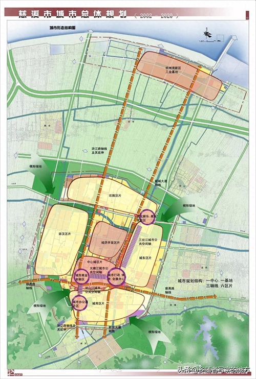 高清!浙江省慈溪市城市总体规划图，慈溪人收藏了