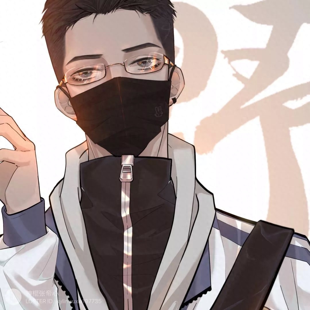 帅气黑化酷型男孩动漫头像:适合作为QQ微信头像,超酷哦