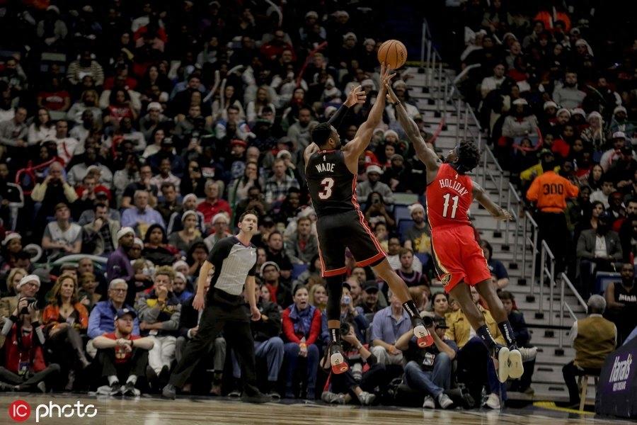 多图回顾韦德“最后一舞” 压哨绝杀勇士谢幕战砍三双