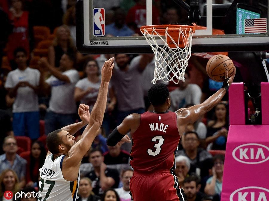 多图回顾韦德“最后一舞” 压哨绝杀勇士谢幕战砍三双