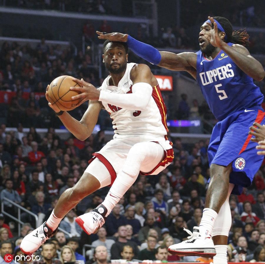 多图回顾韦德“最后一舞” 压哨绝杀勇士谢幕战砍三双