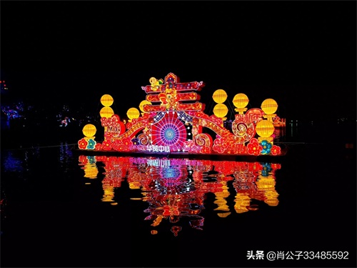 2020惠州西湖花灯会美爆了
