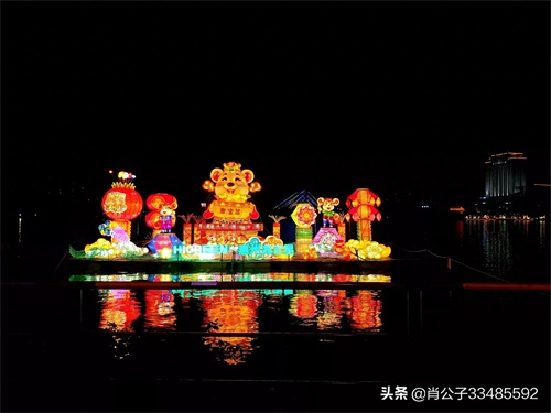 2020惠州西湖花灯会美爆了