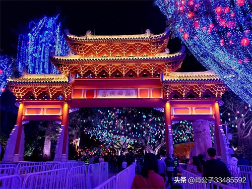 2020惠州西湖花灯会美爆了