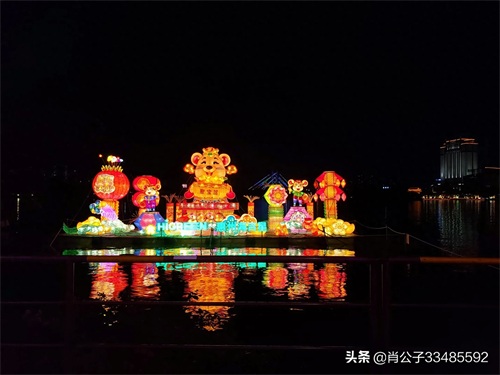 2020惠州西湖花灯会美爆了