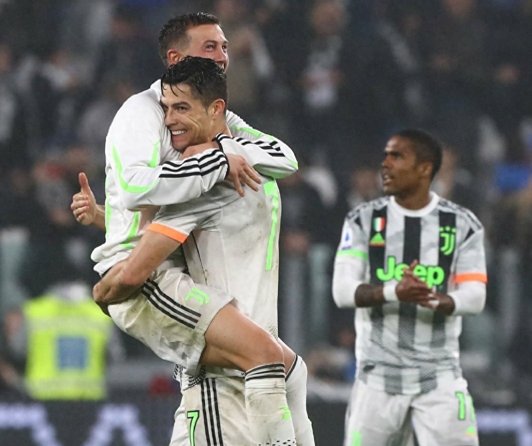 意甲第10轮尤文图斯主场2:1热那亚，C罗补时阶段打入一球